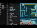 I Created SNAKE GAME ASMR Programming Javascript - No Talking Coding