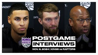 Keegan Murray, Domantas Sabonis & Coach Brown | Postgame Interviews 11.6.24