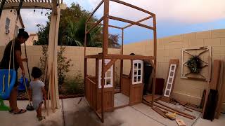 Building a Playhouse time lapse