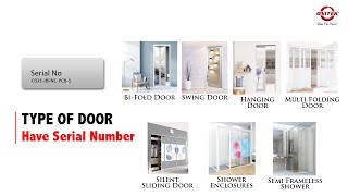 Onitek type of door have serial number