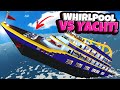 WHIRLPOOL Capsizes Our Luxury YACHT in Stormworks Sinking Ship Survival!