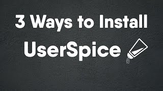 Install UserSpice on Live Servers, Windows, Mac, or Linux