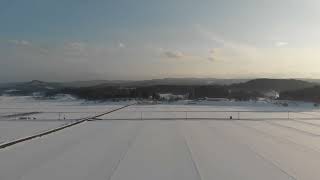 2023年1月 羽後町の雪景色