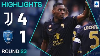 JUVENTUS-EMPOLI 4-1 | HIGHLIGHTS | Kolo Muani at the Double to Seal Juve Comeback | Serie A 2024/25