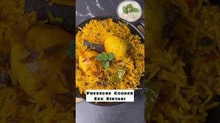 Pressure Cooker Egg Biryani | अंडा बिरयानी #shortsfeed  #youtubeshorts #biryani