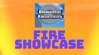 Roblox Elemental Awakening: Fire Showcase