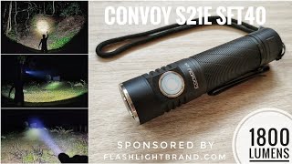 Convoy S21E, SFT40, 6A Driver | Beamshots \u0026 Comparison with Convoy S21B, SFT40, 8A Driver