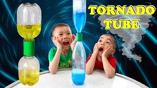Tornado Tube | Cool Easy Science Experiment for Kids | Lucas & Ryan | LRH & Toys