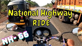 First Ride Experience In National Highway|NH-66