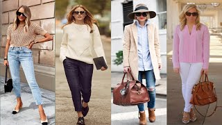 Stylish Cold weather outfits for women over 50 | cute winter outfits style | pretty outfits