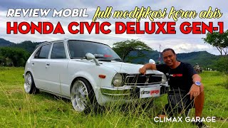 review mobil tua Honda Civic deluxe gen-1 full modifikasi