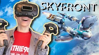 THE NEXT LEVEL ECHO ARENA?!  | Skyfront VR (HTC Vive Gameplay) ft. RowdyGuy \u0026 Virtual Reality Oasis