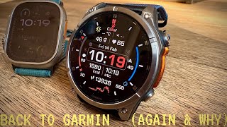 APPLE TO GARMIN (again and why) // FENIX 8 #garminfenix8 #apple #running