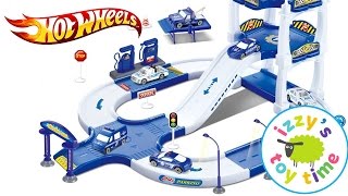 Cars  | Hot Wheels Toys and Fast Lane Police City Playset - Fun Toy Cars