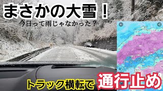 まさかの大雪❗雨じゃなかったのかぁ…