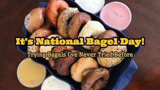 It's National Bagel Day! Trying Bagels I've Never Tried Before from Goldstein's