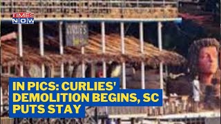 Demolition Of Goa's Curlies Restaurant, Linked To Sonali Phogat's Death, SC Puts Stay #shorts