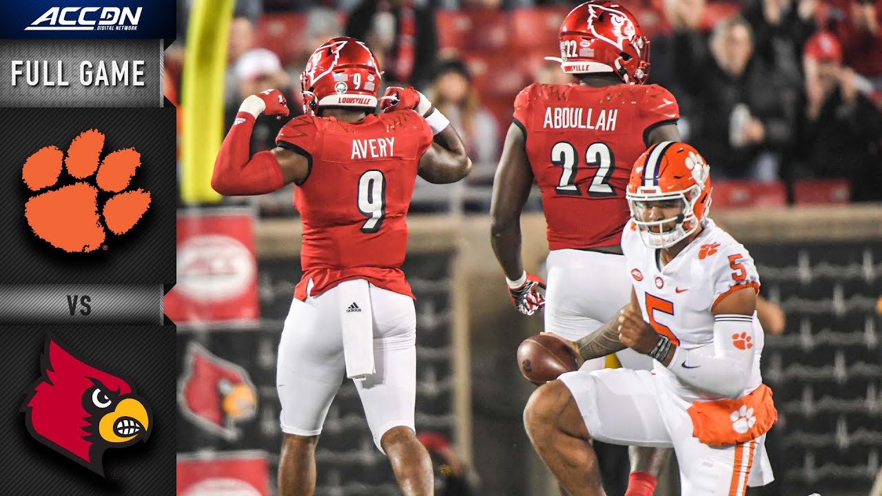 Clemson Vs. Louisville Full Game | 2021 ACC Football - Win Big Sports