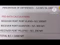 Load port tanker Calculation 