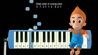 Not Pianika Lagu Si Otan