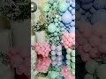 2022 latest balloon background wall macaron pink macaron green