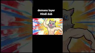 demons slayer Hindi dub #demonslayer #hindi @BBFisLive#shorts #anime