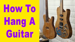 How To Hang A Guitar From The Ceiling