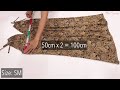 🏝️only 1.3 meter of fabric 💕 very easy cut in 5 minutes and sew only 10 minutes