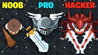 NOOB vs PRO vs HACKER in EvoWars.io