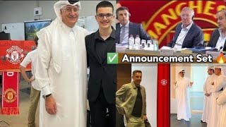 QATAR DELEGATES ARRIVE IN MANCHESTER: MANCHESTER UNITED TAKEOVER FINALIZED !!!!