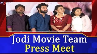 Jodi Movie Team Press Meet | Aadi | Shraddha Srinath | TV5 News