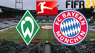 FIFA 21 | FC BAYERN MÜNCHEN vs. WERDER BREMEN | BUNDESLIGA ◄FCB #47►