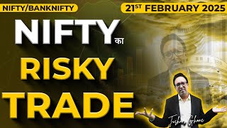 Nifty Prediction \u0026 Bank Nifty Analysis for Friday | 21st February 2025 | nifty Tomorrow