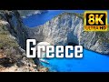 Greece in 8K UHD | Best Places You Have to See With Relaxing Music, Calm Music