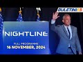 Nightline, 16 November 2024