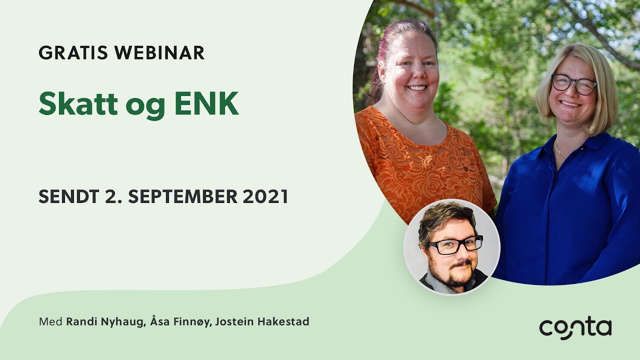 Webinar: Skatt For Enkeltpersonforetak - YouTube