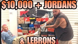 $10,000 NIKE JORDAN’S & LEBRONS & KD’S! I bought an abandoned storage unit found this