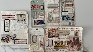 #roxysweeklychallenge 2024 | WEEK 23 | TUTORIAL 'fabric sampler' journal cards and tags