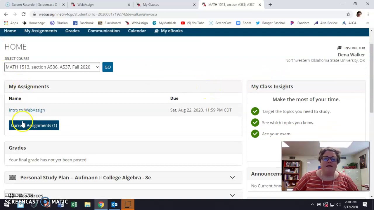 Webassign Tutorial Youtube Webassign Tutorial Youtube
