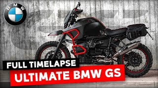 Ultimate BMW R1100GS Adventure Scrambler Build TIME LAPSE - From the Beginning