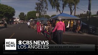 Celebrating Kwanzaa in Leimert Park