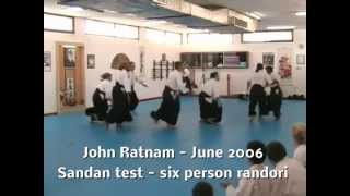 Zanshinkan Aikido Dubai AAI John Ratnam Sandan six person Randori