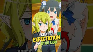 Hestia is disappointed with Ryuu as a new member... #danmachiseason5 #danmachi