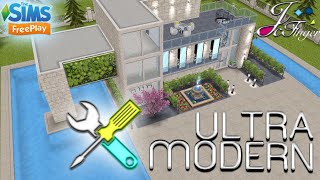 The Sims FreePlay 🛠| LIVE BUILD ⚠️| 🏬 ULTRA MODERN MANSION |🏬