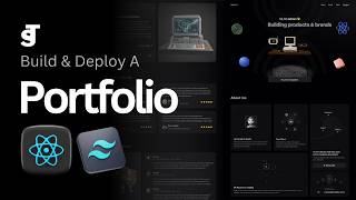 Build \u0026 Deploy an Amazing Portfolio with React.js \u0026 Tailwindcss | Beginner React.js Tutorial