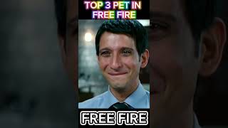 TOP 3 MOST RARE PET IN FREE FIRE 😱❓|#amazingfactsaboutfreefire#shortvideo#shortsfeed#trendingshorts