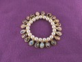 marian devotional pearl bracelet