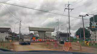 คืบหน้าการก่อสร้างสะพานข้ามทางรถไฟอุทุมพรพิสัย โครงการก่อสร้างสะพานข้ามทางรถไฟอุทุมพรพิสัย ถนน 226