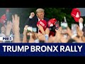 Bronx Trump rally draws massive crowd