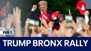 Bronx Trump rally draws massive crowd
